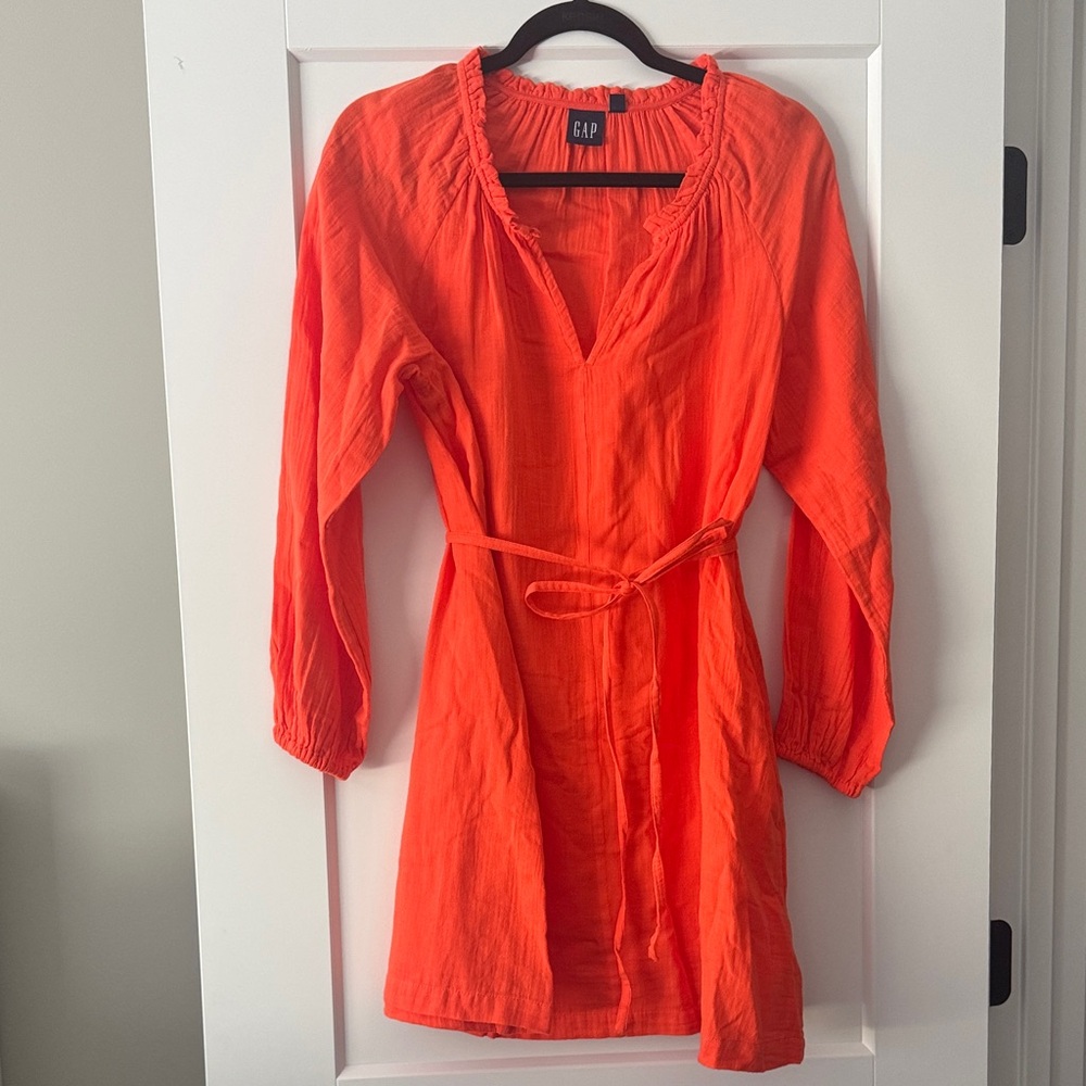 GAP Vibrant Orange Tunic Dress